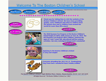 Tablet Screenshot of bostonchildrensschool.org